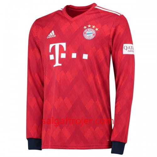 FC Bayern München Fodboldtrøjer Hjemmebanesæt 2018/19 Langærmet FC Bayern München Fodboldtrøjer Hjemmebanesæt 2018/19 Langærmet